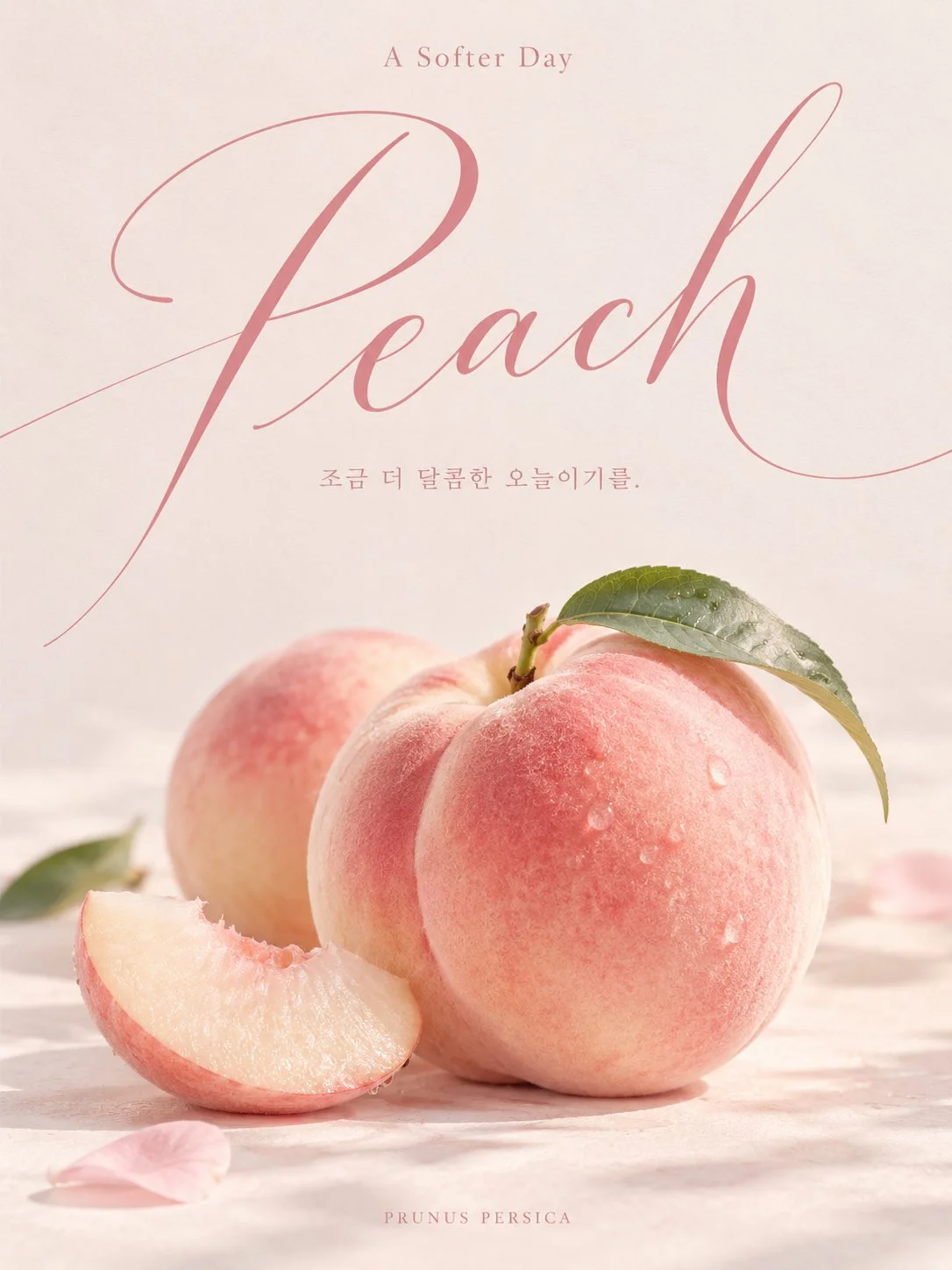 캘리그라피 감성 매거진 포스터 프롬프트