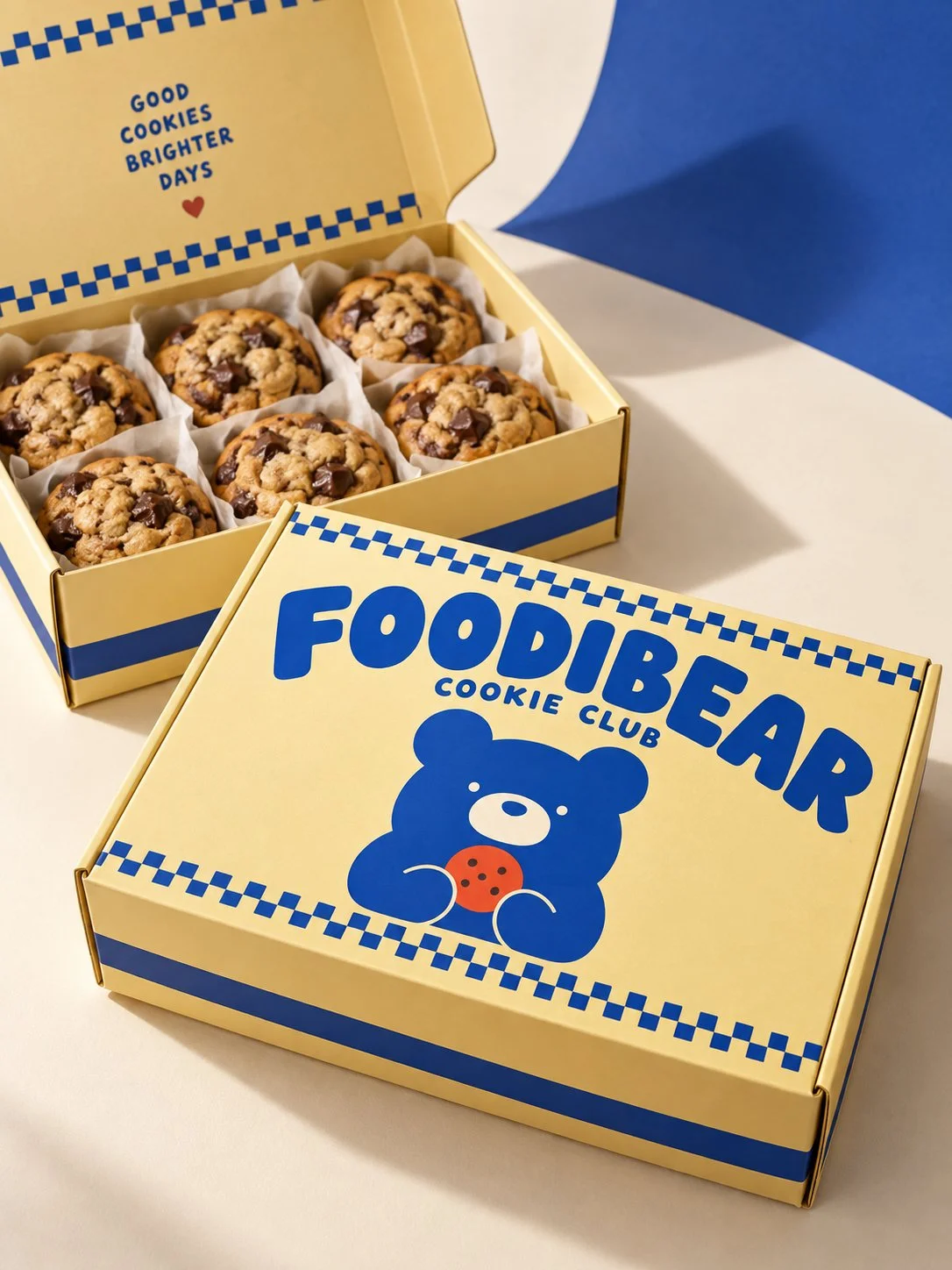 FOODIBEAR COOKIE CLUB — 수제 쿠키 패키지 디자인